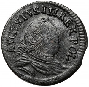 August III Sas, Gubin Penny 1754 (H)