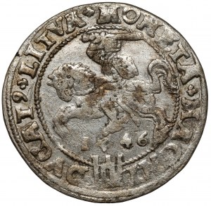 Sigismund II Augustus, Penny per Lithuanian foot 1546, Vilnius - AVGG error