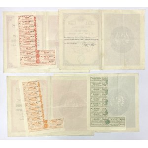Lwów, Akc. Bank Hipoteczny, 4-4.5% Listy hipoteczne 50-1.000 zł 1926 (4szt)