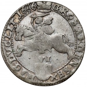 Jan II Kazimierz, Szóstak Wilno 1666 TLB