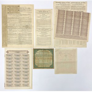 Rosja, Zestaw papierów wartościowych (6szt)