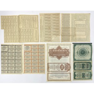 Zestaw obligacji z lat 1920-1937 (7szt)