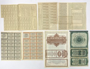 Set di obbligazioni del periodo 1920-1937 (7 pz.)