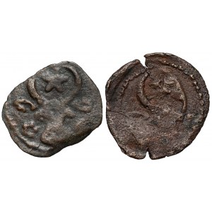 Hospodarstwo Mołdawskie, Aleksander I (1400-1432) Półgrosze - zestaw (2szt)