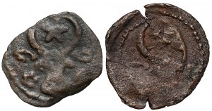 Moldavian Hospodardom, Alexander I (1400-1432) Half-penny coins - set (2pcs)