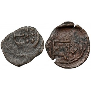 Hospodarstwo Mołdawskie, Aleksander I (1400-1432) Półgrosze - zestaw (2szt)