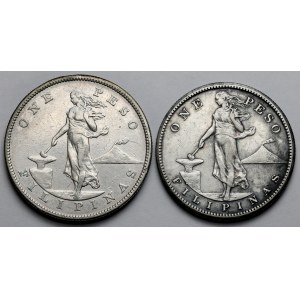 Filipiny, Peso 1903 i 1910 - zestaw (2szt)