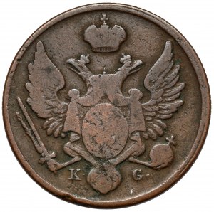 3 Polish pennies 1834 KG - Gronau - RARE