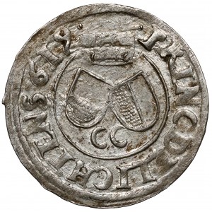 Śląsk, Karol von Liechtenstein, 3 krajcary 1619 CC, Opawa