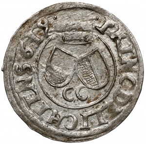Silesia, Karl von Liechtenstein, 3 krajcara 1619 CC, Opava