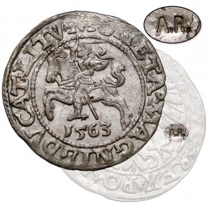 Zygmunt II August, Półgrosz Wilno 1563 - ex. Antoni Ryszard