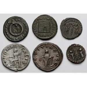 Cesarstwo Rzymskie, Folisy i Antoniniany - zestaw (6szt)