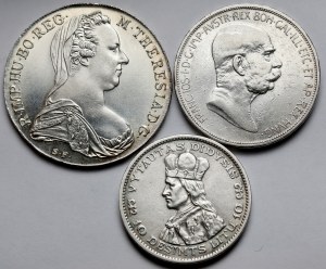 Austria, Lituania, Set di monete (3 pezzi)