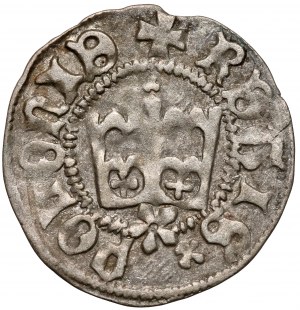 Casimir IV Jagiellonian, Half-penny Cracow - letters 'E' reversed