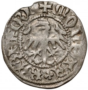 Kazimierz IV Jagiellończyk, demi-penny Cracovie - lettres 