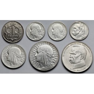 1-50.000 złotych 1929-1988 - zestaw (7szt)