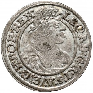 Śląsk, Leopold I, 3 krajcary 1665 SH, Wrocław