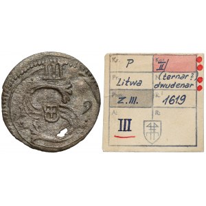Zygmunt III Waza, Trzeciak Poznań 1619 - ex. Kałkowski