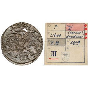 Zygmunt III Waza, Trzeciak Poznań 1619 - ex. Kałkowski