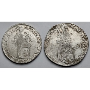Niderlandy, Srebrne Dukaty 1693 i 1698 - zestaw (2szt)