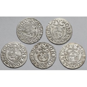 Zygmunt III Waza, Półtoraki 1620-1624 - zestaw (5szt)