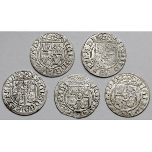 Zygmunt III Waza, Półtoraki 1620-1624 - zestaw (5szt)