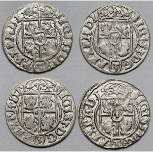 Zygmunt III Waza, Półtoraki 1621-1624 - zestaw (4szt)