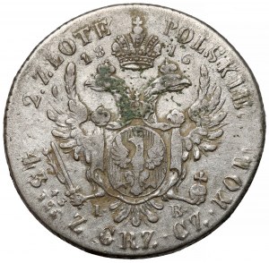 2 zloty polonais 1816 IB