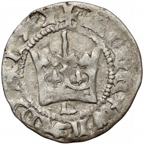 Władysław II Jagiełło, Półgrosz Kraków - typ 2 - litera N - inna korona