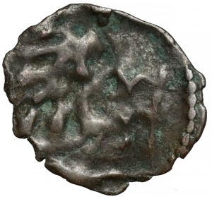 Ladislaus III Varna, Kraków denarius - double minted