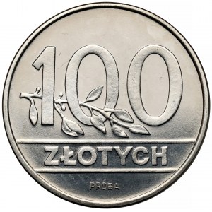 Próba NIKIEL 100 złotych 1990