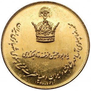 Iran, Mohammad Reza Shah, Medal ZŁOTO 1967 - Koronacyjny