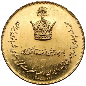 Iran, Mohammad Reza Shah, Medal ZŁOTO 1967 - Koronacyjny