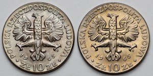 10 gold 1965, VII centuries of Warsaw - light 