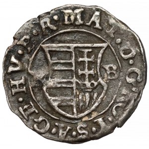 Węgry, Matthias II, Denar 1617 KB, Kremnica