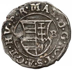 Hungary, Matthias II, Denar 1617 KB, Kremnica