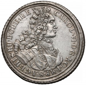 Śląsk, Karol VI, Talar 1715, Wrocław
