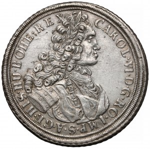 Slezsko, Karel VI, Thaler 1715, Vratislav