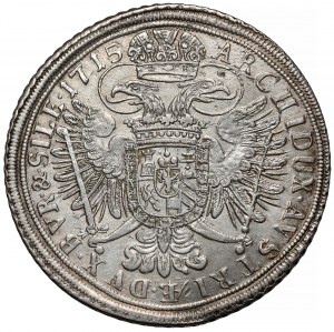 Slezsko, Karel VI, Thaler 1715, Vratislav