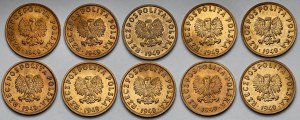 5 pennies 1949-B - mint (10pcs)