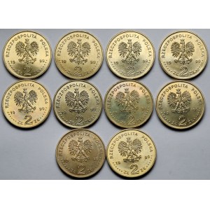 2 złote 1999 Słowacki - zestaw (10szt)