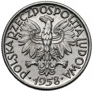 Vzorek ALUMINIUM 5 gold 1958 Kladivo a lopatka - 1 z 5 kusů!
