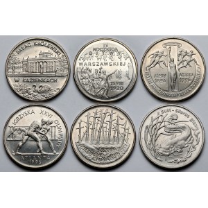 2 złote 1995 - zestaw (6szt)