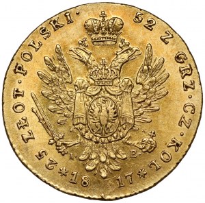 25 złotych polskich 1817 IB - pierwsze