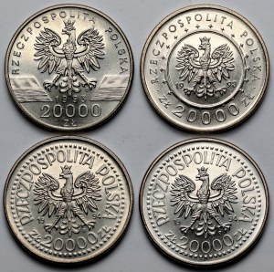 20.000 PLN 1993-1994 - Satz (4tlg.)