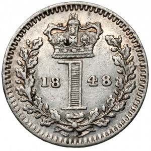 England, Victoria, Penny 1848 - Maundy issue