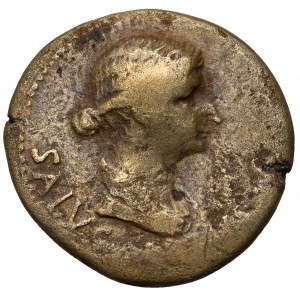 Liwia (14-29 n.e.) Dupondius, wybity podczas panowania Tyberiusza (22-23 n.e.)