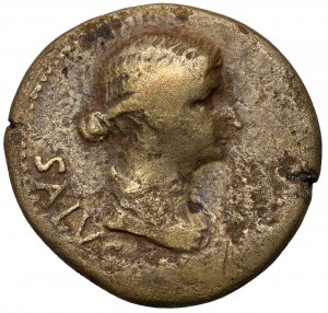 Livia (14-29 AD) Dupondius, minted during the reign of Tiberius (22-23 AD).