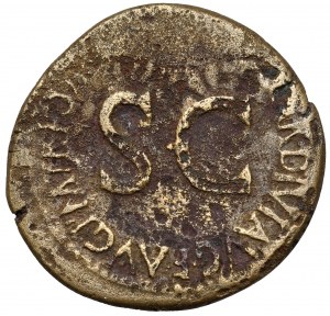 Livia (14-29 n. Chr.) Dupondius, geprägt während der Herrschaft des Tiberius (22-23 n. Chr.).