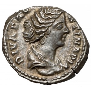 Faustyna II Młodsza (161-175 n.e.) Denar pośmiertny - bardzo ładny